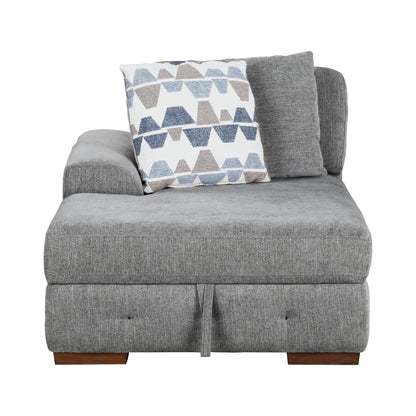 Raife Left Side Chaise with Hidden Storage