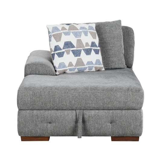 Raife Left Side Chaise with Hidden Storage