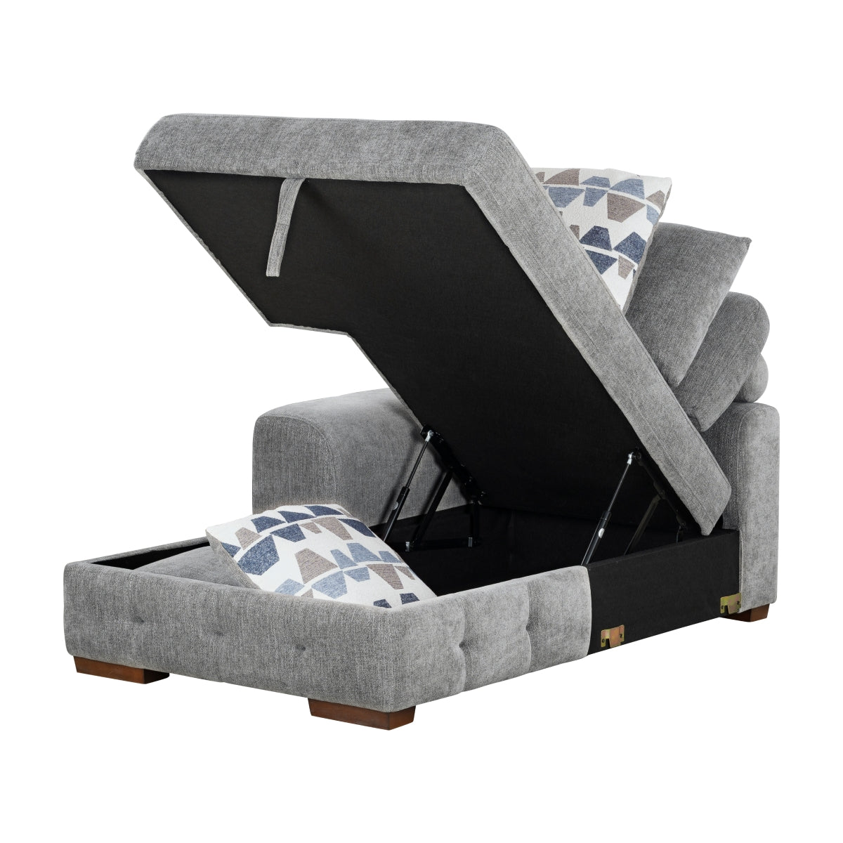 Raife Left Side Chaise with Hidden Storage