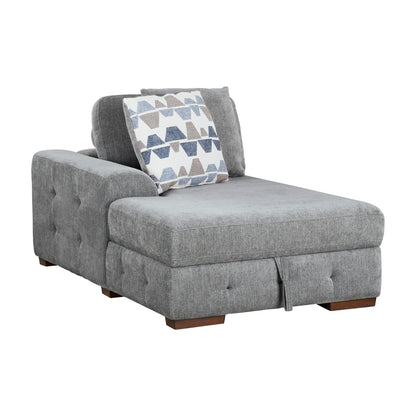 Raife Left Side Chaise with Hidden Storage