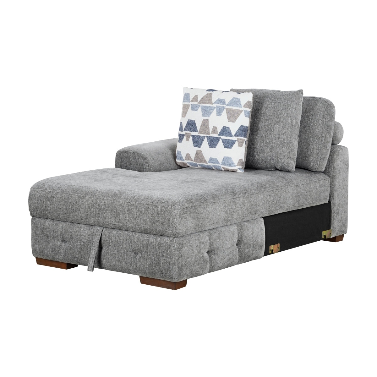 Raife Left Side Chaise with Hidden Storage