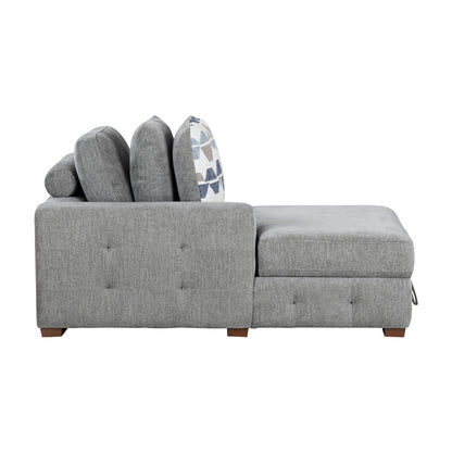 Raife Left Side Chaise with Hidden Storage
