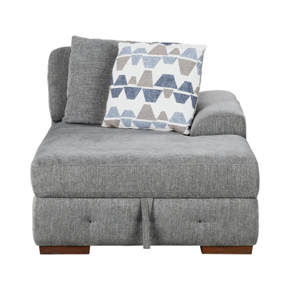 Raife Right Side Chaise with Hidden Storage