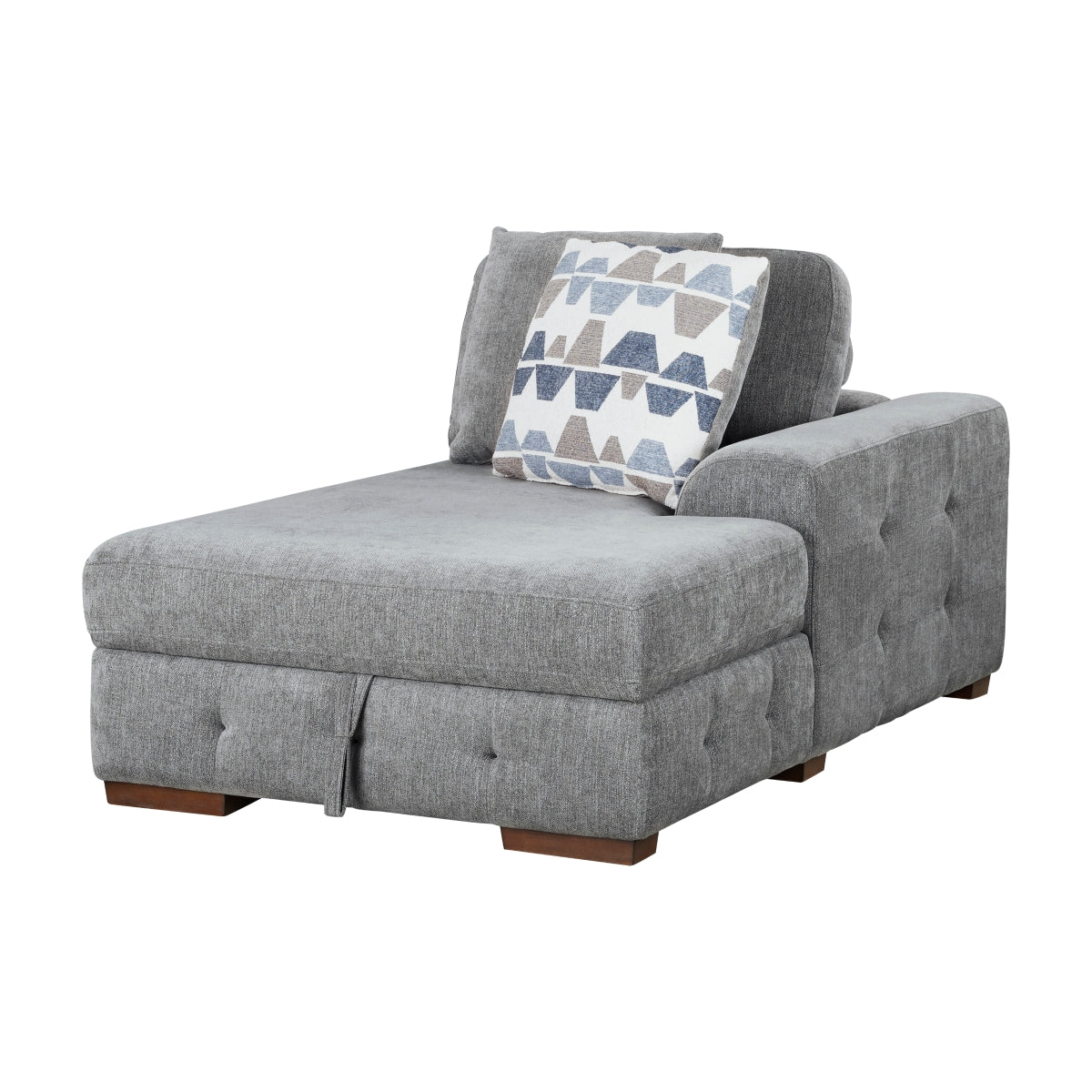 Raife Right Side Chaise with Hidden Storage