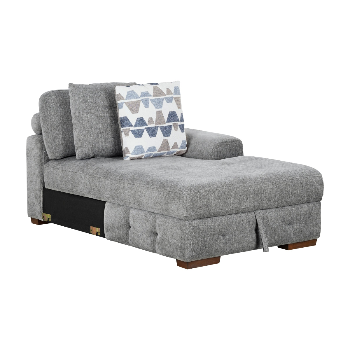 Raife Right Side Chaise with Hidden Storage