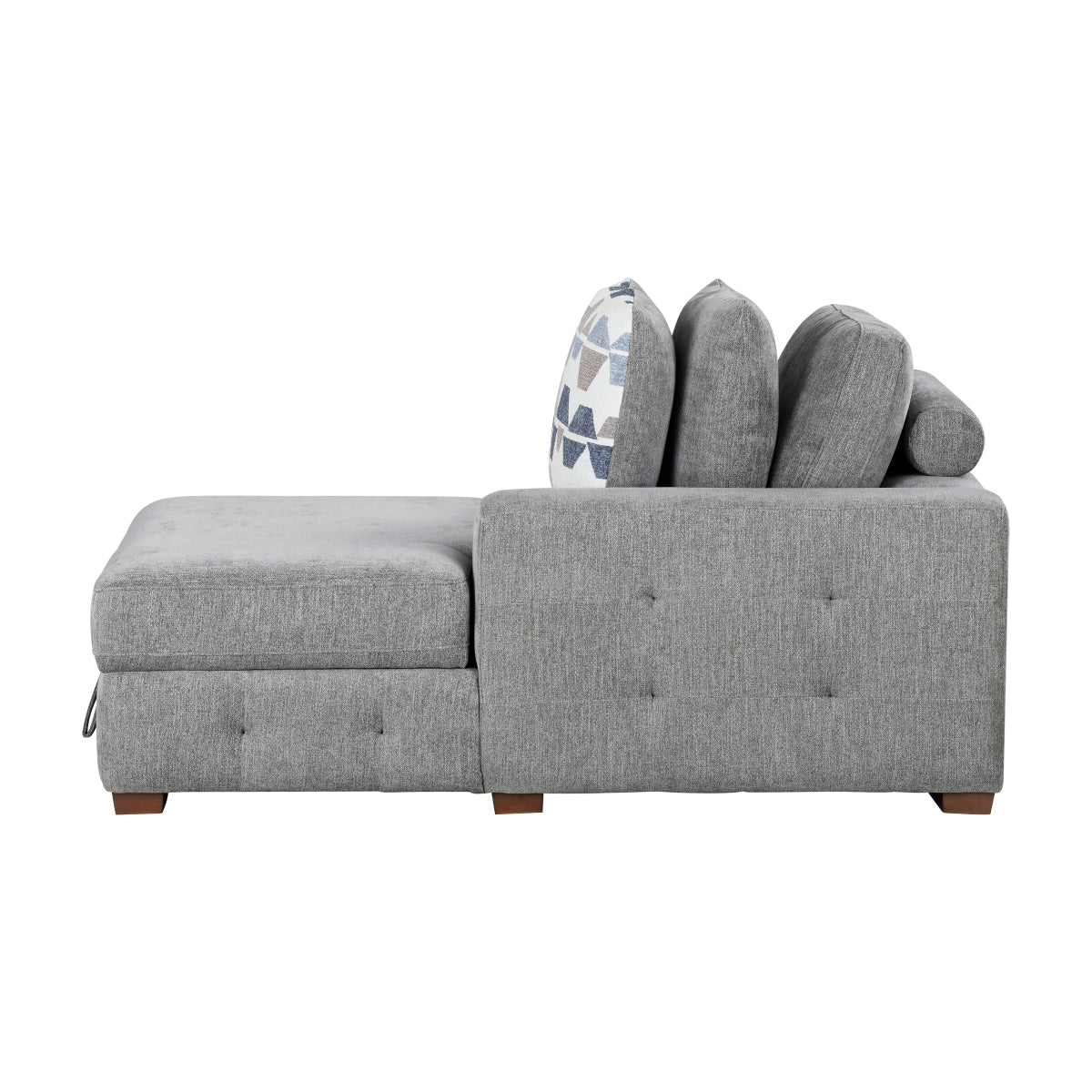 Raife Right Side Chaise with Hidden Storage