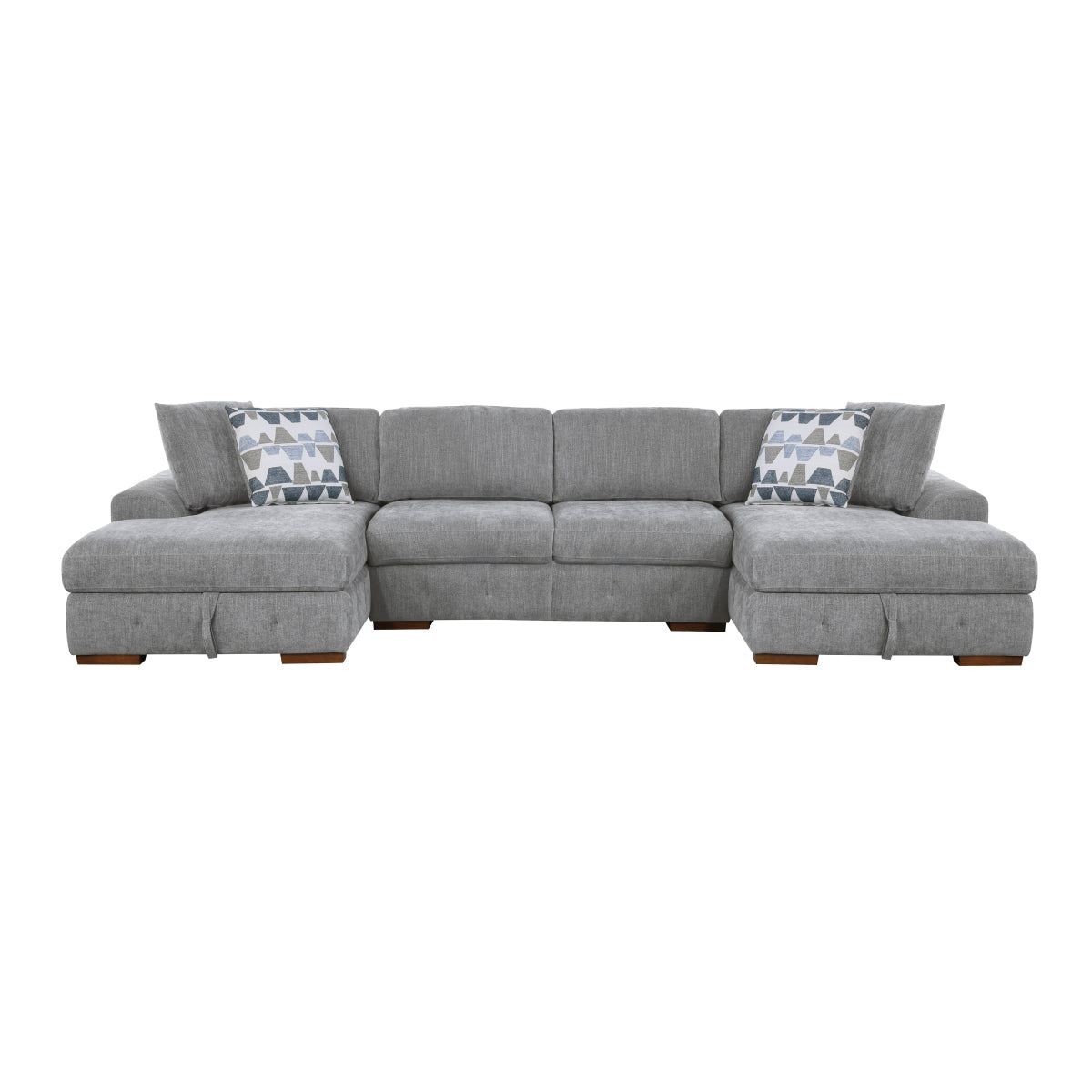Raife 3-Piece Sectional with Left and Right Chaise