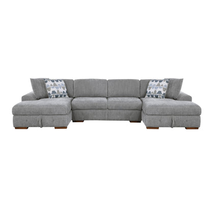 Raife 3-Piece Sectional with Left and Right Chaise