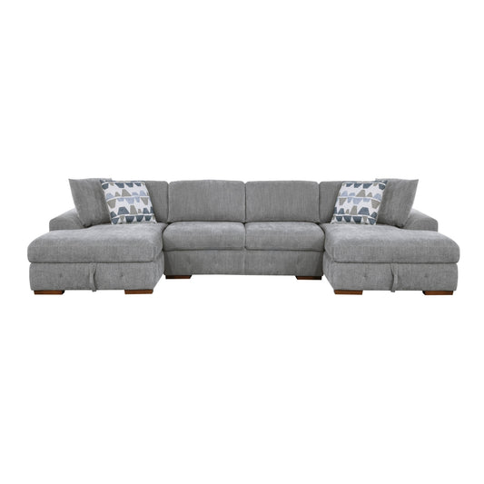 Raife 3-Piece Sectional with Left and Right Chaise