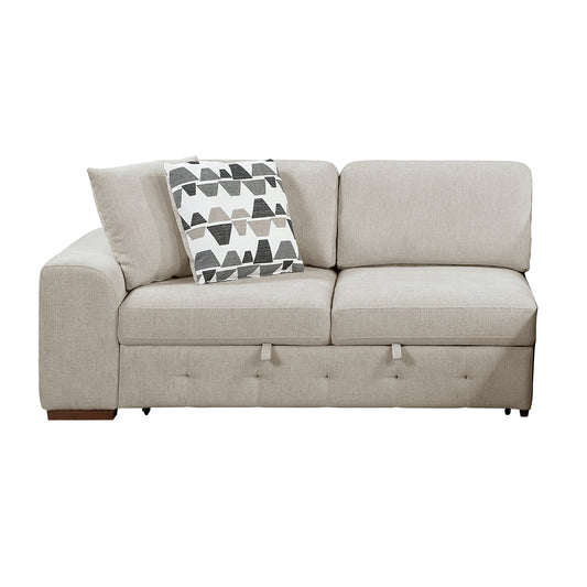 Raife Left Side 2-seater with Pull-out Bed