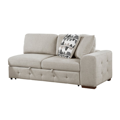 Raife Right Side 2-seater with Pull-out Bed