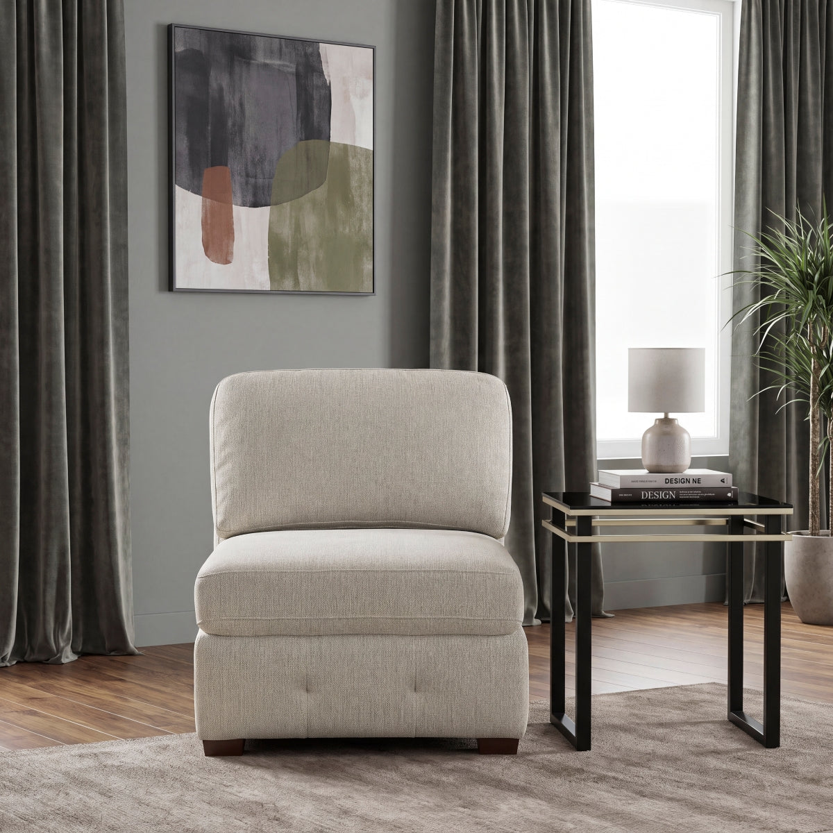 Raife Armless Chair