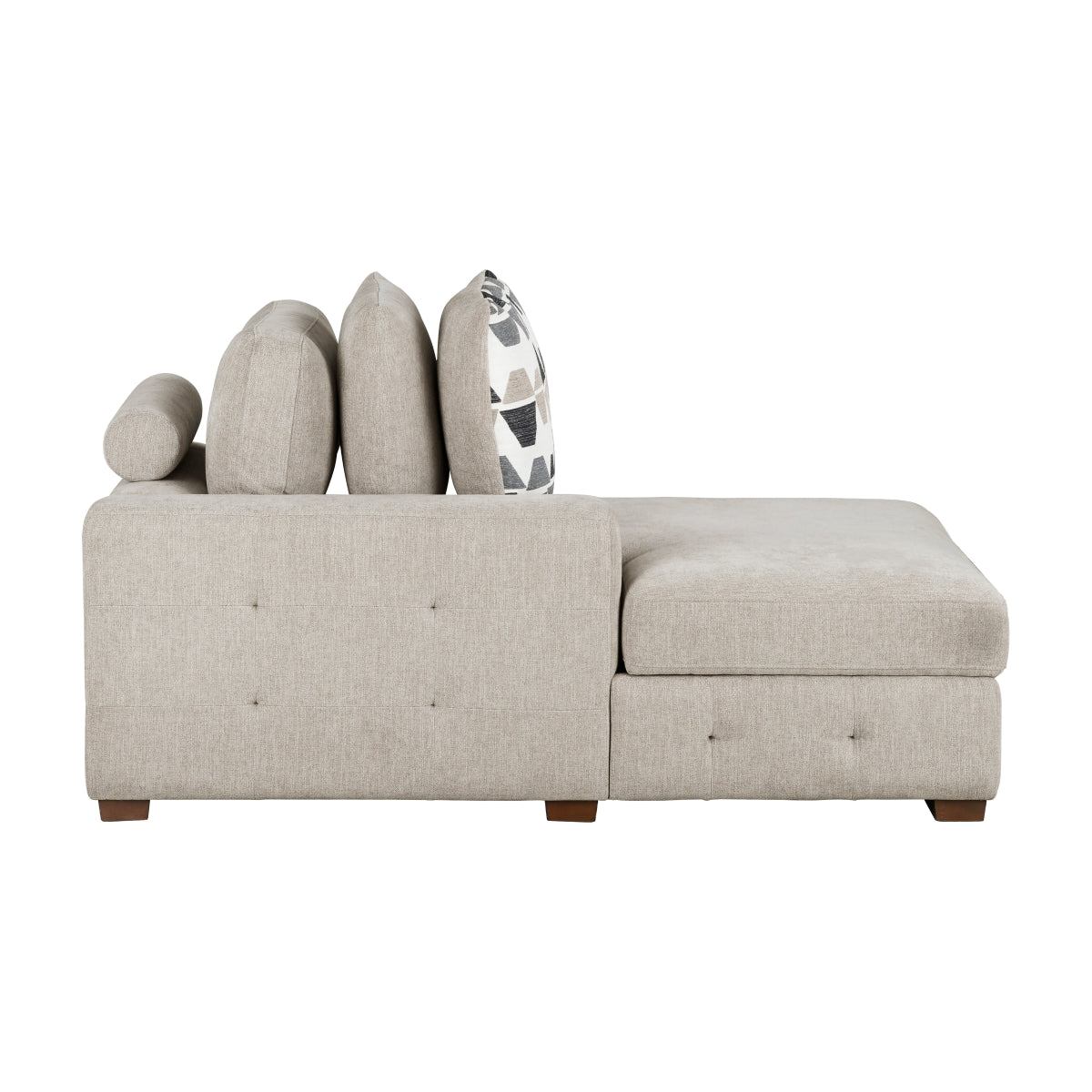 Raife Left Side Chaise with Hidden Storage
