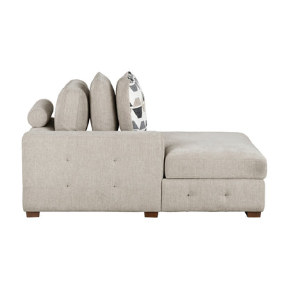 Raife Left Side Chaise with Hidden Storage