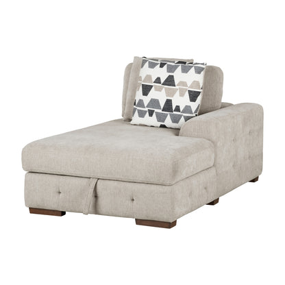 Raife Right Side Chaise with Hidden Storage