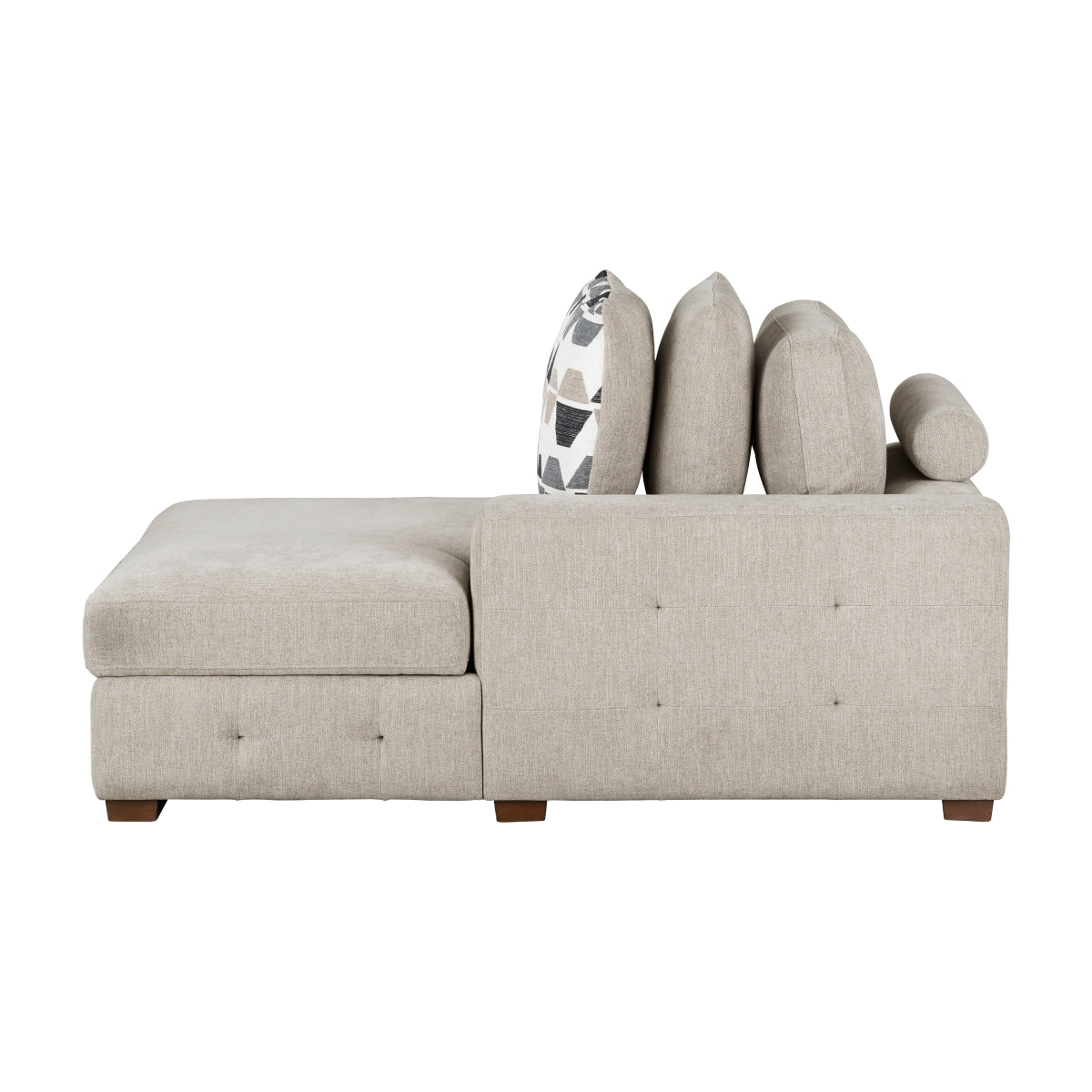 Raife Right Side Chaise with Hidden Storage