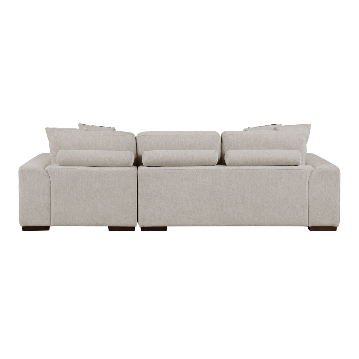 Raife 2-Piece Sectional with Right Chaise and Pull-out Bed