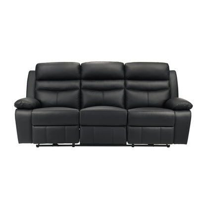 Hancock Power Double Reclining Sofa - Black