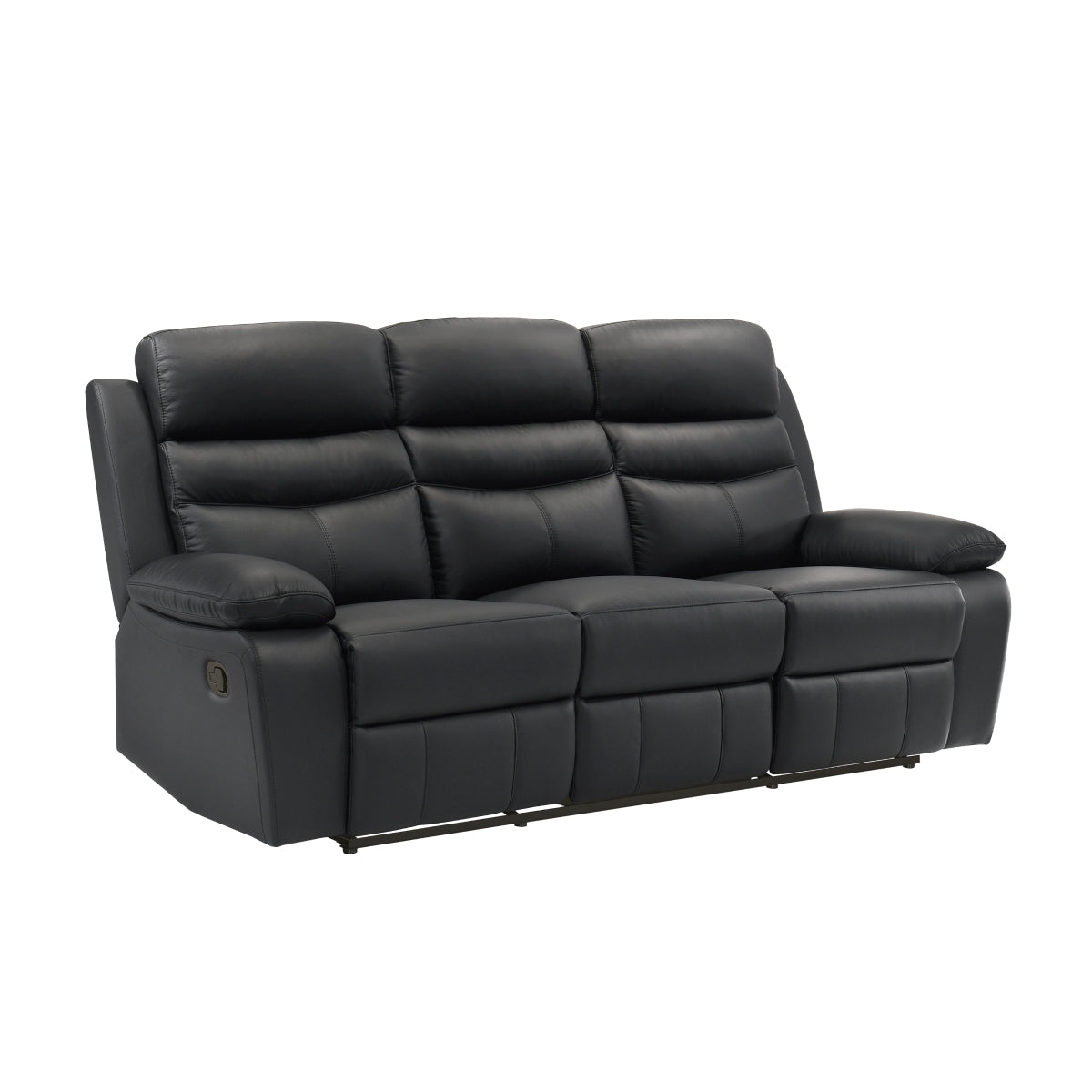 Hancock Double Reclining Sofa - Black