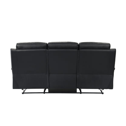 Hancock Double Reclining Sofa - Black