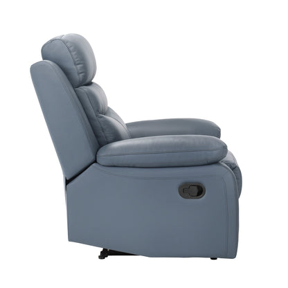 Hancock Reclining Chair - Blue
