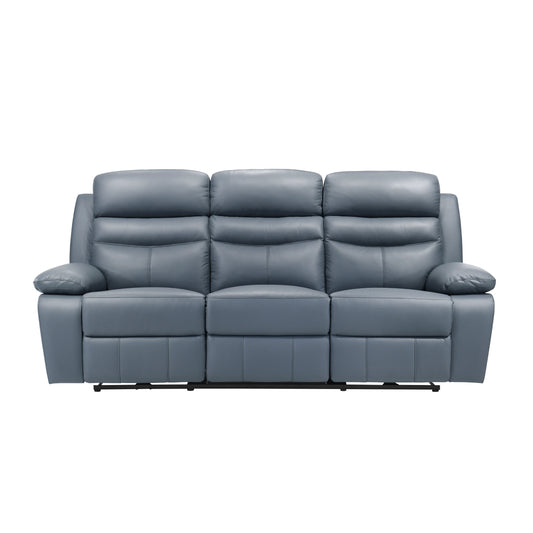 Hancock Power Double Reclining Sofa - Blue