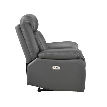 Laconia Power Reclining Chair - Dark gray