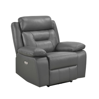 Laconia Power Reclining Chair - Dark gray