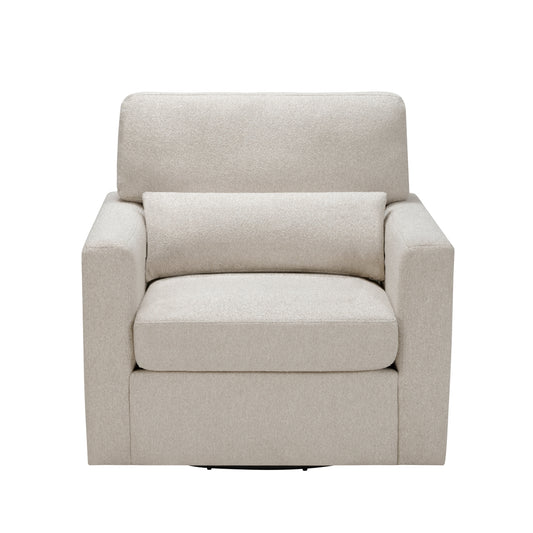 Pompano Swivel Chair - Beige