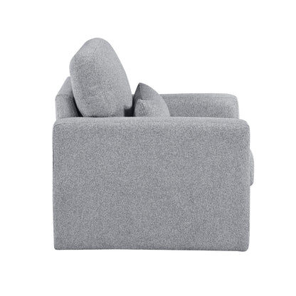 Pompano Swivel Chair - Gray