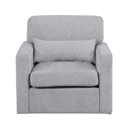 Pompano Swivel Chair - Gray