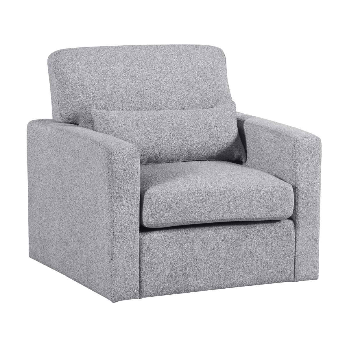 Pompano Swivel Chair - Gray