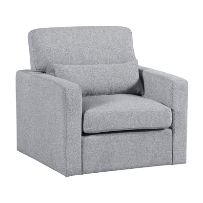 Pompano Swivel Chair - Gray