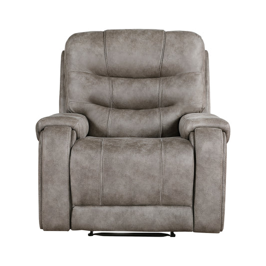 Oberon Reclining Chair - Grayish brown