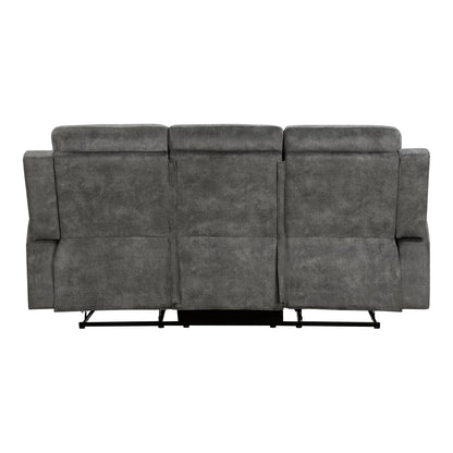 Muncie Double Reclining Sofa - Brownish gray