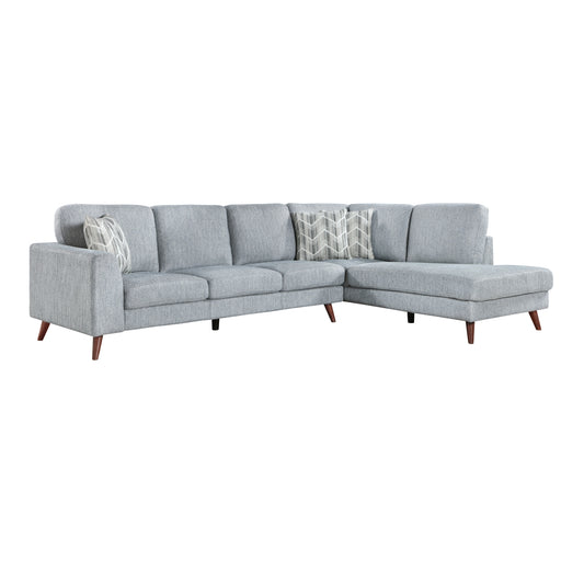Broadway 2-Piece Sectional with Right Chaise