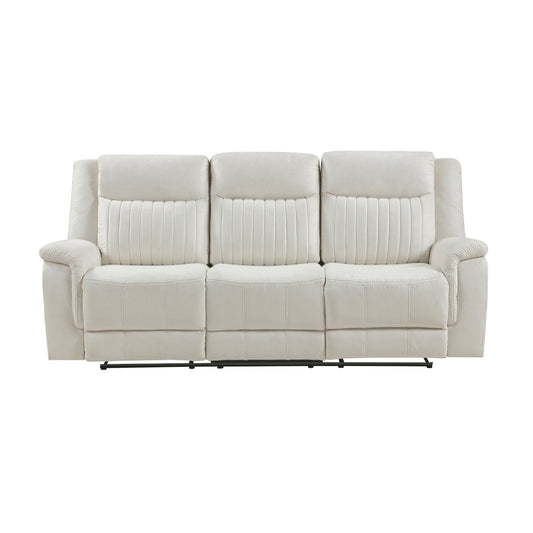 Dean Double Reclining Sofa - Beige