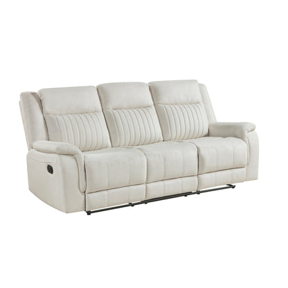 Dean Double Reclining Sofa - Beige