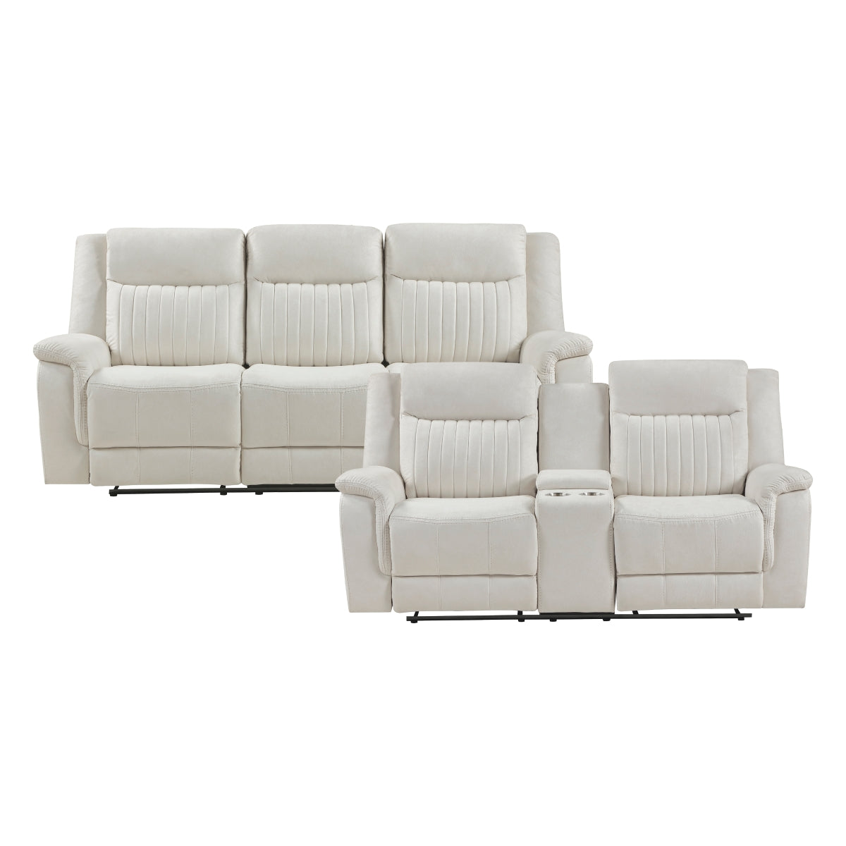 Dean 2-Piece Living Room Set (Sofa and Love Seat)
