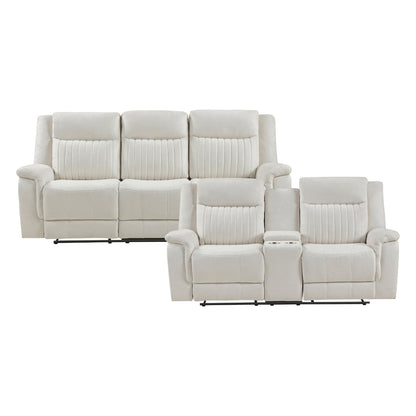 Dean 2-Piece Living Room Set (Sofa and Love Seat)