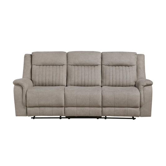 Dean Double Reclining Sofa - Dove