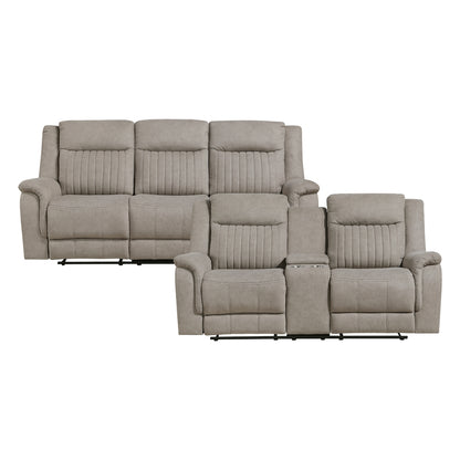 Dean 2-Piece Living Room Set (Sofa and Love Seat)