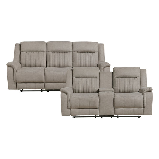 Dean 2-Piece Living Room Set (Sofa and Love Seat)