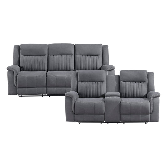 Dean 2-Piece Living Room Set (Sofa and Love Seat)