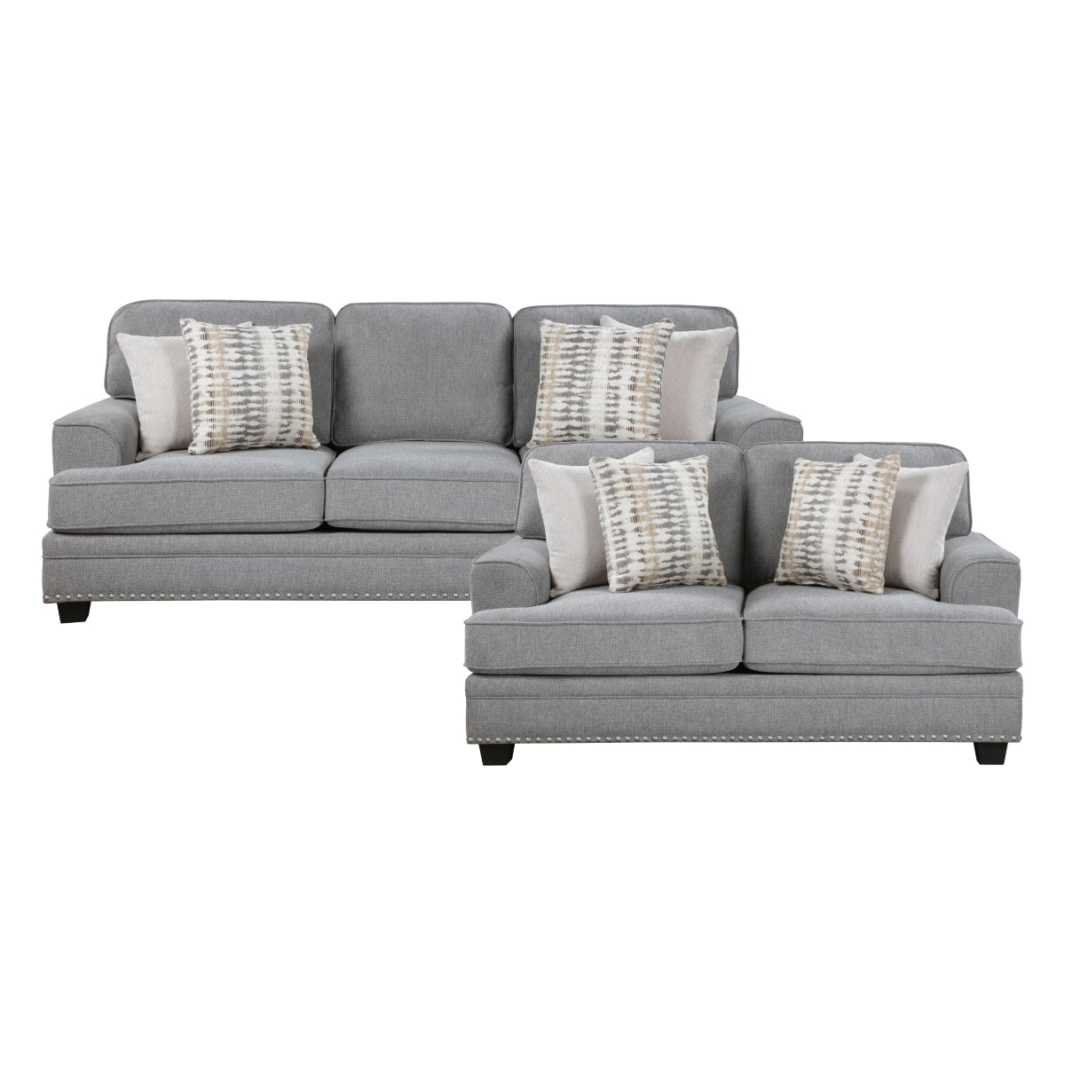 Bradford 2-Piece Living Room Set (Sofa and Love Seat)