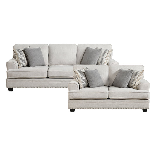 Bradford 2-Piece Living Room Set (Sofa and Love Seat)