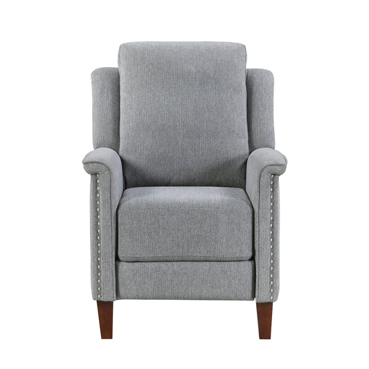 Lansing Push Back Reclining Chair - Gray