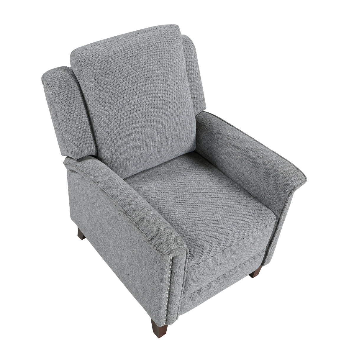 Lansing Push Back Reclining Chair - Gray