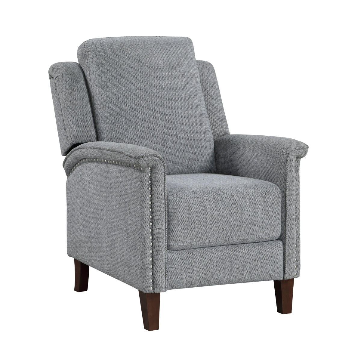 Lansing Push Back Reclining Chair - Gray