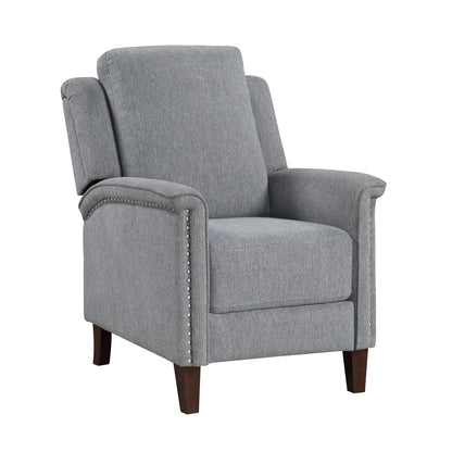 Lansing Push Back Reclining Chair - Gray